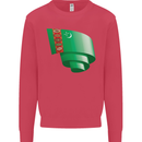 Curled Turkmenistan Flag The Turkmen Day Football Kids Sweatshirt Jumper Heliconia