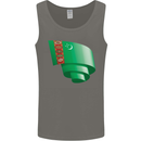 Curled Turkmenistan Flag The Turkmen Day Football Mens Vest Tank Top Charcoal
