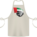Curled UAE Flag Day Emirati Day Football Cotton Apron 100% Organic Natural