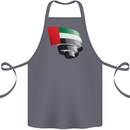 Curled UAE Flag Day Emirati Day Football Cotton Apron 100% Organic Steel