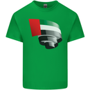 Curled UAE Flag Day Emirati Day Football Kids T-Shirt Childrens Irish Green