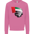 Curled UAE Flag Day Emirati Day Football Mens Sweatshirt Jumper Azalea