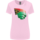 Curled Vanuatu Flag Day Football Womens Wider Cut T-Shirt Light Pink