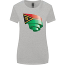 Curled Vanuatu Flag Day Football Womens Wider Cut T-Shirt Sports Grey