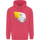 Curled Vatican Flag Childrens Kids Hoodie Heliconia