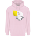 Curled Vatican Flag Childrens Kids Hoodie Light Pink