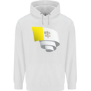 Curled Vatican Flag Childrens Kids Hoodie White