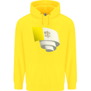 Curled Vatican Flag Childrens Kids Hoodie Yellow