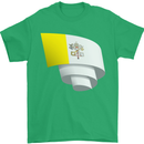 Curled Vatican Flag Mens T-Shirt 100% Cotton Irish Green