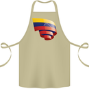 Curled Venezuela Flag Venezuelans Day Football Cotton Apron 100% Organic Khaki