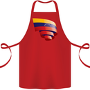 Curled Venezuela Flag Venezuelans Day Football Cotton Apron 100% Organic Red