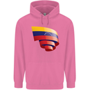 Curled Venezuela Flag Venezuelans Day Football Mens 80% Cotton Hoodie Azelea