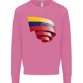 Curled Venezuela Flag Venezuelans Day Football Mens Sweatshirt Jumper Azalea