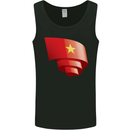 Curled Vietnam Flag Vietnamese Day Football Mens Vest Tank Top Black
