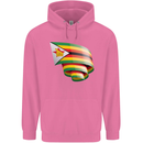 Curled Zimbabwe Flag Zimbabwean Day Football Mens 80% Cotton Hoodie Azelea