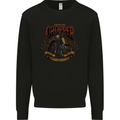 Custom Bike Chopper Biker Motorcycle Mens Sweatshirt Jumper Black