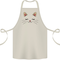 Cute Cat Face Cotton Apron 100% Organic Natural