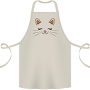Cute Cat Face Cotton Apron 100% Organic Natural