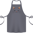 Cute Cat Face Cotton Apron 100% Organic Steel