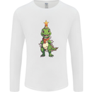 Cute Christmas T-Rex Funny Xmas Dinosaur Mens Long Sleeve T-Shirt White