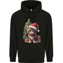 Cute Christmas With Presents and Tree Childrens Kids Hoodie Black