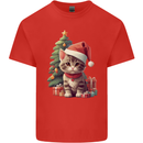 Cute Christmas With Presents and Tree Kids T-Shirt Childrens Red
