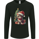 Cute Christmas With Presents and Tree Mens Long Sleeve T-Shirt Black