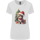 Cute Christmas With Presents and Tree Womens Wider Cut T-Shirt White