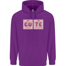 Cute Funny Periodic Table Childrens Kids Hoodie Purple