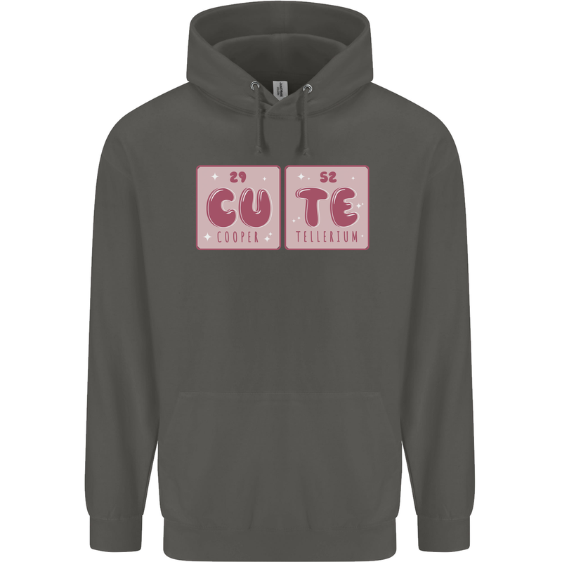 Cute Funny Periodic Table Childrens Kids Hoodie Storm Grey