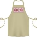 Cute Funny Periodic Table Cotton Apron 100% Organic Khaki