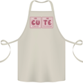 Cute Funny Periodic Table Cotton Apron 100% Organic Natural