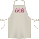 Cute Funny Periodic Table Cotton Apron 100% Organic Natural