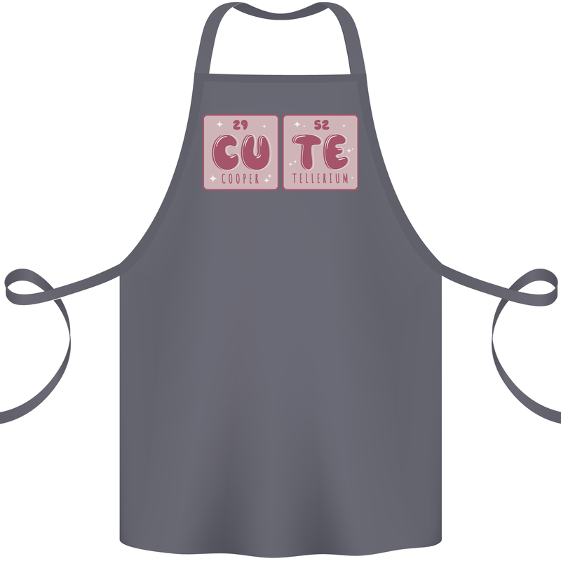 Cute Funny Periodic Table Cotton Apron 100% Organic Steel