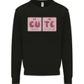 Cute Funny Periodic Table Kids Sweatshirt Jumper Black