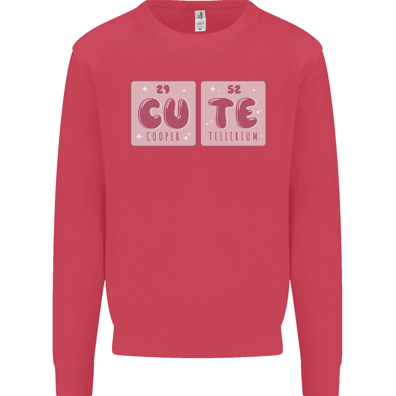 Cute Funny Periodic Table Kids Sweatshirt Jumper Heliconia