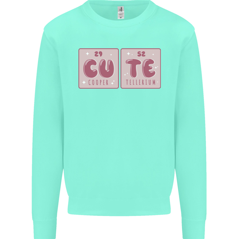 Cute Funny Periodic Table Kids Sweatshirt Jumper Peppermint