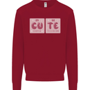 Cute Funny Periodic Table Kids Sweatshirt Jumper Red
