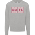 Cute Funny Periodic Table Kids Sweatshirt Jumper Sports Grey