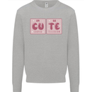 Cute Funny Periodic Table Kids Sweatshirt Jumper Sports Grey
