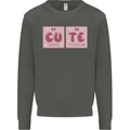 Cute Funny Periodic Table Kids Sweatshirt Jumper Storm Grey