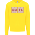 Cute Funny Periodic Table Kids Sweatshirt Jumper Yellow