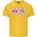 Cute Funny Periodic Table Kids T-Shirt Childrens Yellow