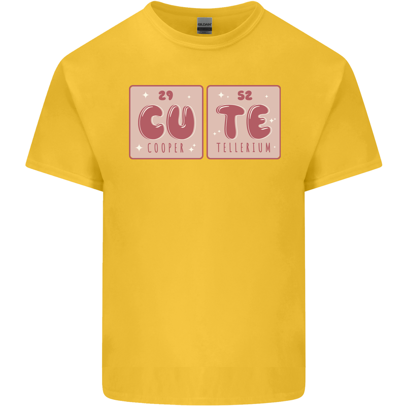 Cute Funny Periodic Table Kids T-Shirt Childrens Yellow