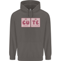 Cute Funny Periodic Table Mens 80% Cotton Hoodie Charcoal