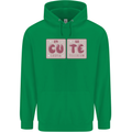 Cute Funny Periodic Table Mens 80% Cotton Hoodie Irish Green