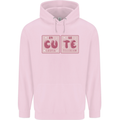Cute Funny Periodic Table Mens 80% Cotton Hoodie Light Pink