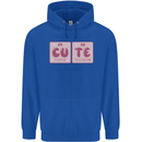 Cute Funny Periodic Table Mens 80% Cotton Hoodie Royal Blue