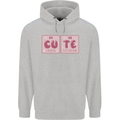Cute Funny Periodic Table Mens 80% Cotton Hoodie Sports Grey