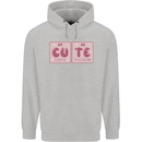 Cute Funny Periodic Table Mens 80% Cotton Hoodie Sports Grey